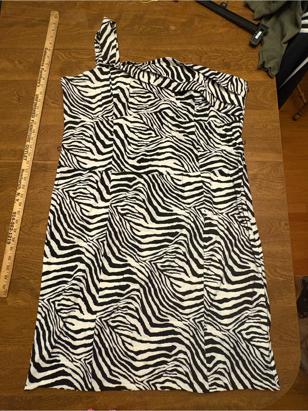 Snap Zebra-Print Midi Skirt - Black & White